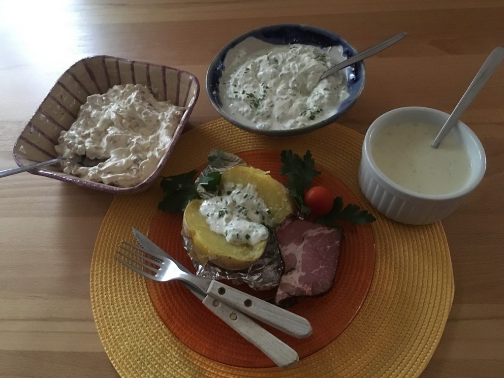 TopfenEierlikörcreme im Glas Kochen mit Edith