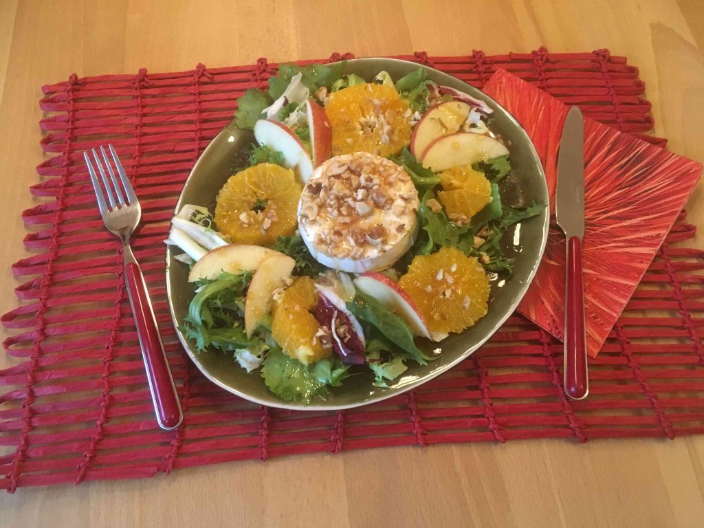 Überbackener Ziegenkäse mit Honig und Walnüssen | Kochen mit Edith